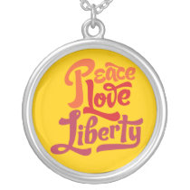 Peace Love Liberty Necklace necklaces