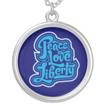 Peace Love Liberty Necklace necklaces