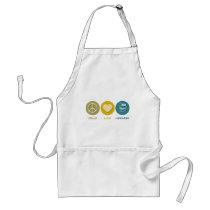 Peace Love Libraries Apron