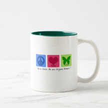 Peace Love Life Coffee Mug