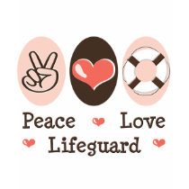 Peace Love Lifeguard Hoodie t-shirts by GeekTeesGifts Peace Love Lifeguard Hoodie t-shirts