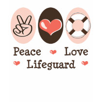 Peace Love Lifeguard Tank Top t-shirts