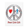 Peace Love Lift Post Cards