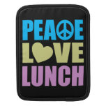 Peace Love Lunch Sleeves For iPads