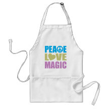 Peace Love Magic Aprons