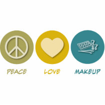 Peace Love Makeup photo sculptures by 1000suns Peace Love Makeup photo sculptures