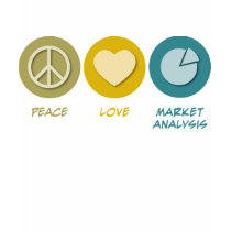 Peace Love Market Analysis t-shirts by 1000suns Peace Love Market Analysis t-shirts