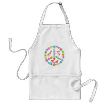 Peace Love Math Aprons
