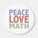 Peace Love Math Magnets