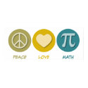 Peace Love Math posters by 1000suns Peace Love Math posters