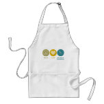 Peace Love Mechanical Engineering Apron