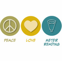 Peace Love Meter Reading photo sculptures by 1000suns Peace Love Meter Reading photo sculptures
