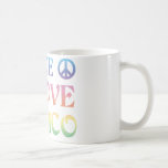 Peace Love mexico Coffee Mug