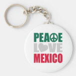 Peace Love Mexico Key Chain