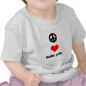 Peace love Min Pin t-shirts by zendogboutique Peace love Min Pin t-shirts