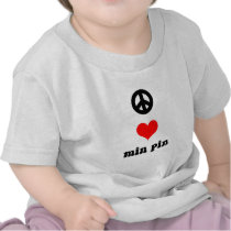 Peace love Min Pin t-shirts by zendogboutique Peace love Min Pin t-shirts