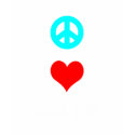 Peace love Min Pin t-shirts