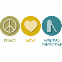 Peace Love Mining and Mineral Engineering photo sculptures by 1000suns Peace Love Mining and Mineral Engineering photo sculptures