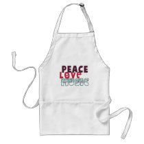 Peace Love Music aprons