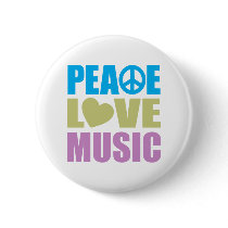 Peace Love Music Pin