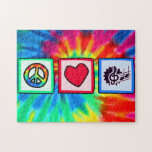 Peace, Love, Music Jigsaw Puzzle