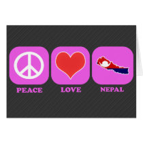 Peace Love Nepal Cards