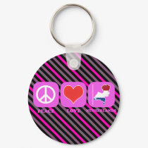 Peace Love Netherlands keychains