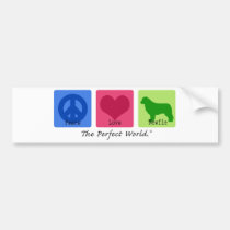 Peace Love Newfoundland bumper stickers