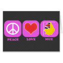 Peace Love Niue cards by coolcountry Peace Love Niue cards