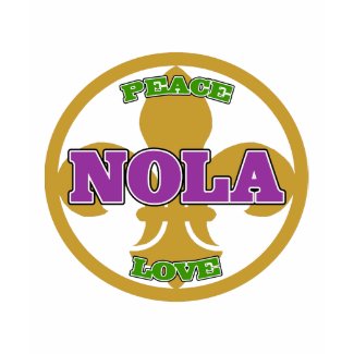Peace Love NOLa Fleur De Lis shirt