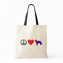 Peace Love Nova Scotia Duck Tolling Retrievers Bag by MenagerieMayhem Peace Love Nova Scotia Duck Tolling Retrievers Bag