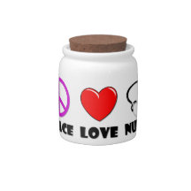 Peace Love Nurse Candy Dish