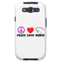 Peace Love Nurse Galaxy SIII Case