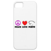 Peace Love Nurse iPhone 5 Covers
