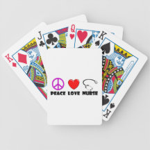 Peace Love Nurse Poker Deck