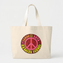 Peace, Love, Nursing School Tote Bags
