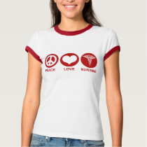 Peace Love Nursing t-shirts