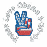 Peace Love Obama 1-20-09 Jacket