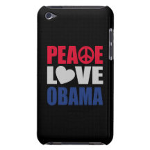Peace Love Obama iPod Touch Covers