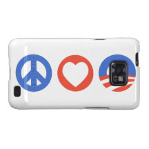 Peace Love Obama Samsung Galaxy Cases