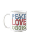 Peace Love Oboes Mug