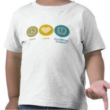 Peace Love Occupational Therapy Shirt