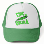 Peace Love Okra hats