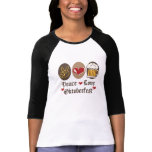 Peace Love Oktoberfest Long Raglan T shirt