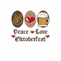 Peace Love Oktoberfest T shirt by HolidayTeesGifts Peace Love Oktoberfest T shirt