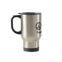 Peace Love Om Travel/Commuter Mug
