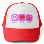 Peace Love Oman hats