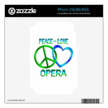 Peace Love OPERA Skins For iPhone 2G