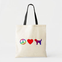 Peace Love Otterhounds Bags