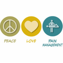 Peace Love Pain Management photo sculptures by 1000suns Peace Love Pain Management photo sculptures